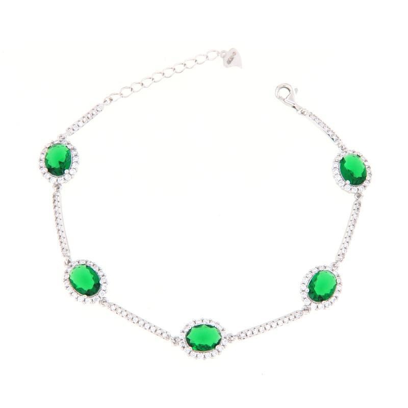 BRACCIALE ARGENTO ZIRCONE