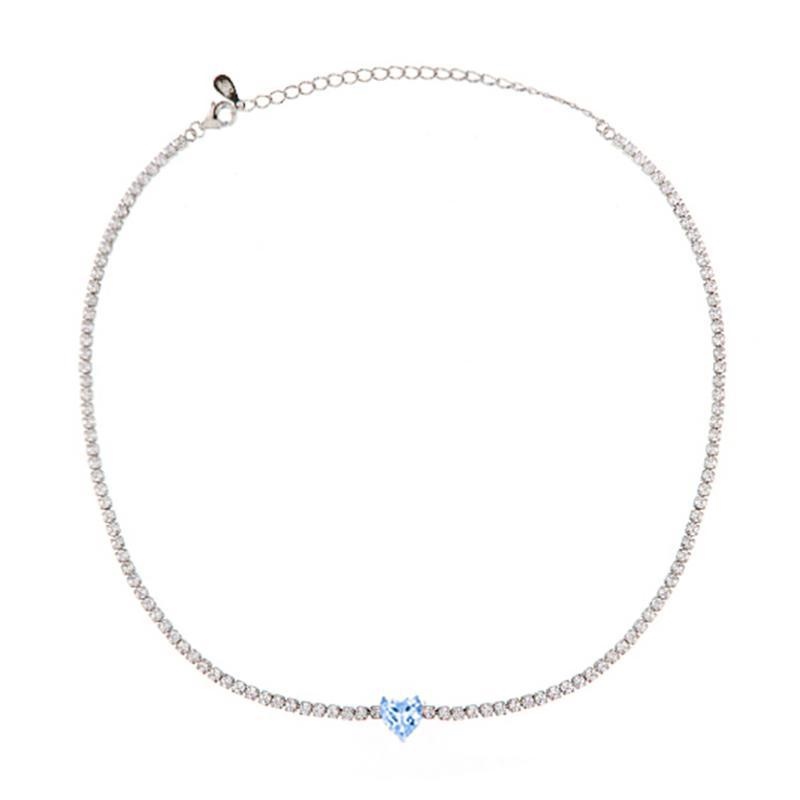 COLLIER ARGENTO ZIRCONE