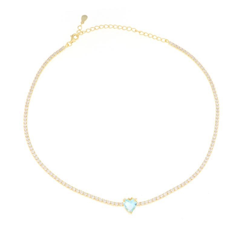 COLLIER ARGENTO ZIRCONE