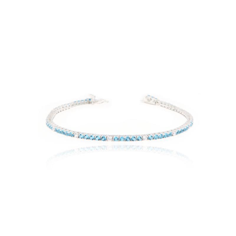 BRACCIALE ARGENTO ZIRCONE TENNIS