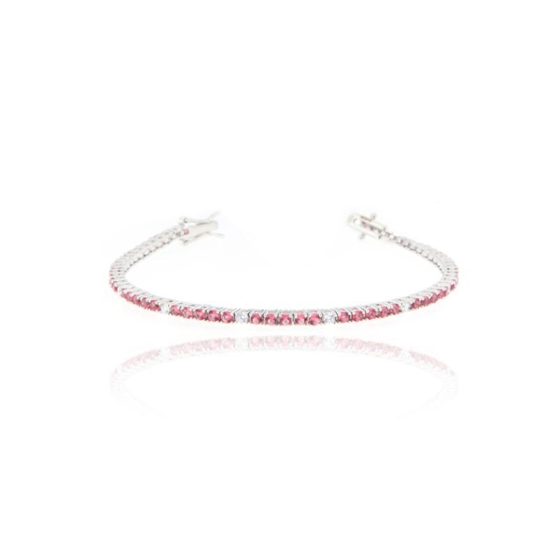 BRACCIALE ARGENTO ZIRCONE TENNIS