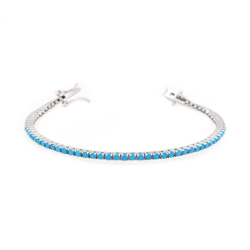 BRACCIALE ARGENTO ZIRCONE TENNIS