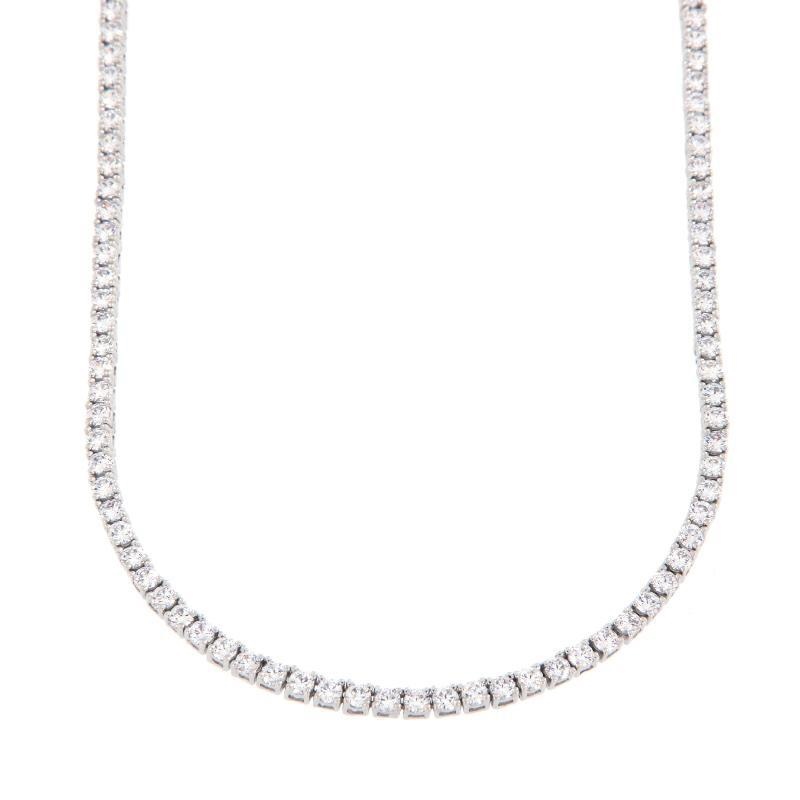 COLLIER ARGENTO ZIRCONE TENNIS