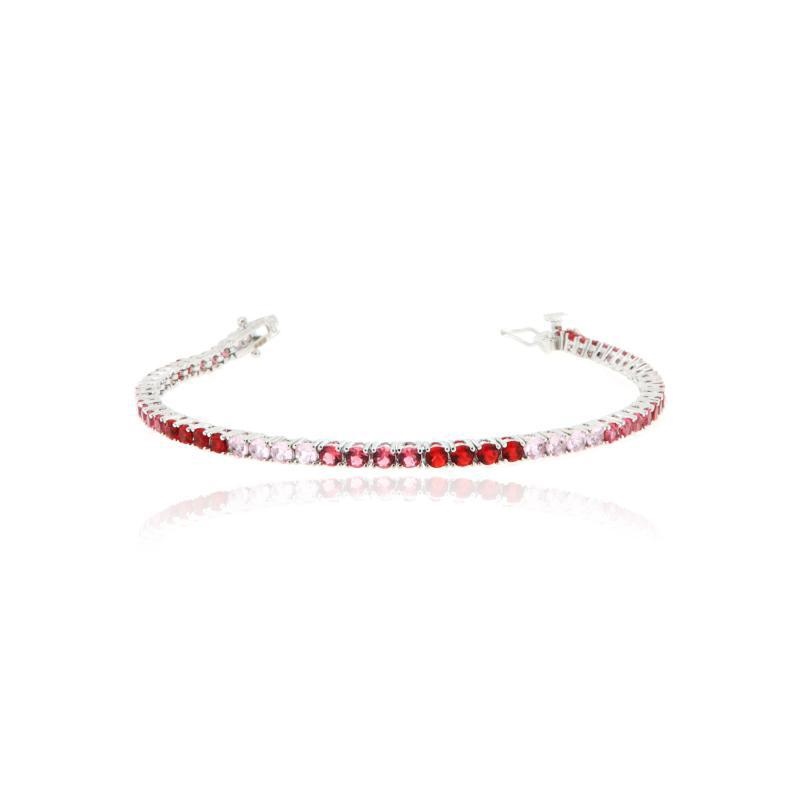 BRACCIALE ARGENTO ZIRCONE TENNIS