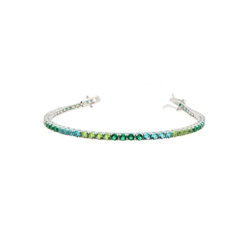 BRACCIALE ARGENTO ZIRCONE TENNIS