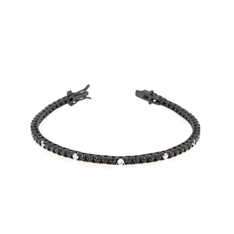 BRACCIALE ARGENTO ZIRCONE TENNIS