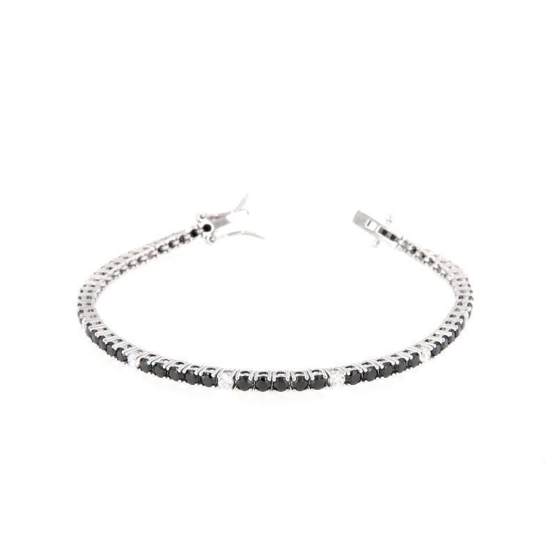 BRACCIALE ARGENTO ZIRCONE TENNIS