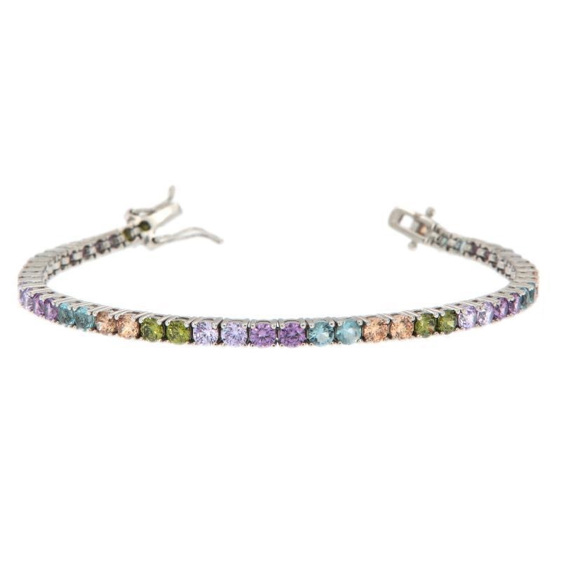 BRACCIALE ARGENTO ZIRCONE TENNIS