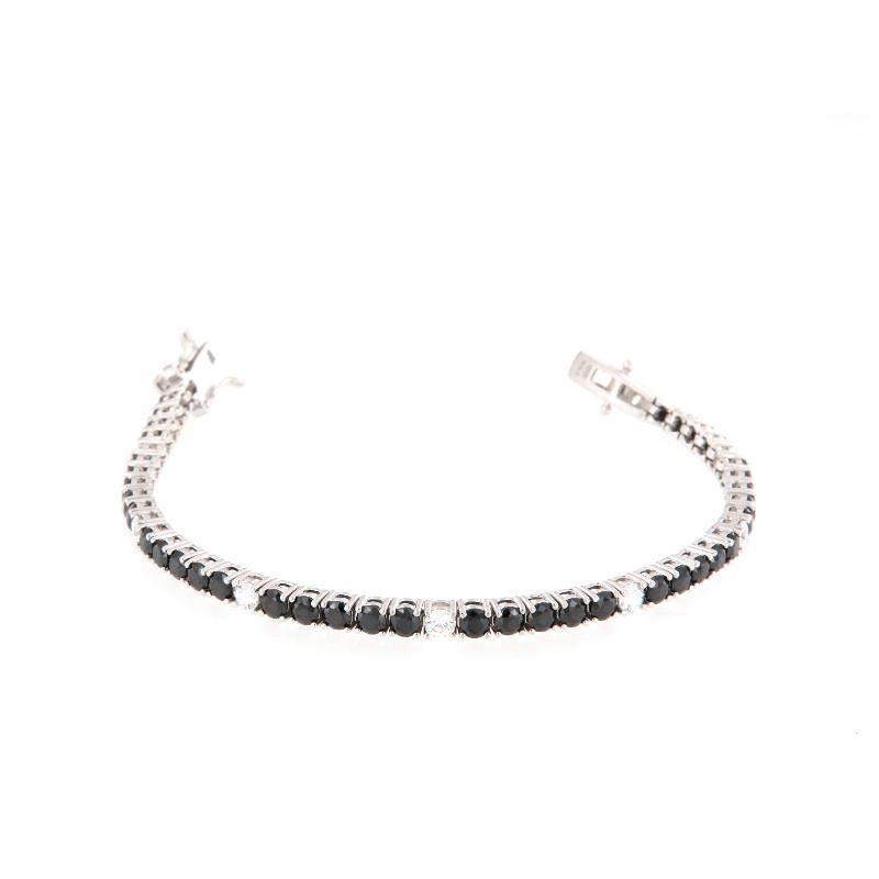 BRACCIALE ARGENTO ZIRCONE TENNIS