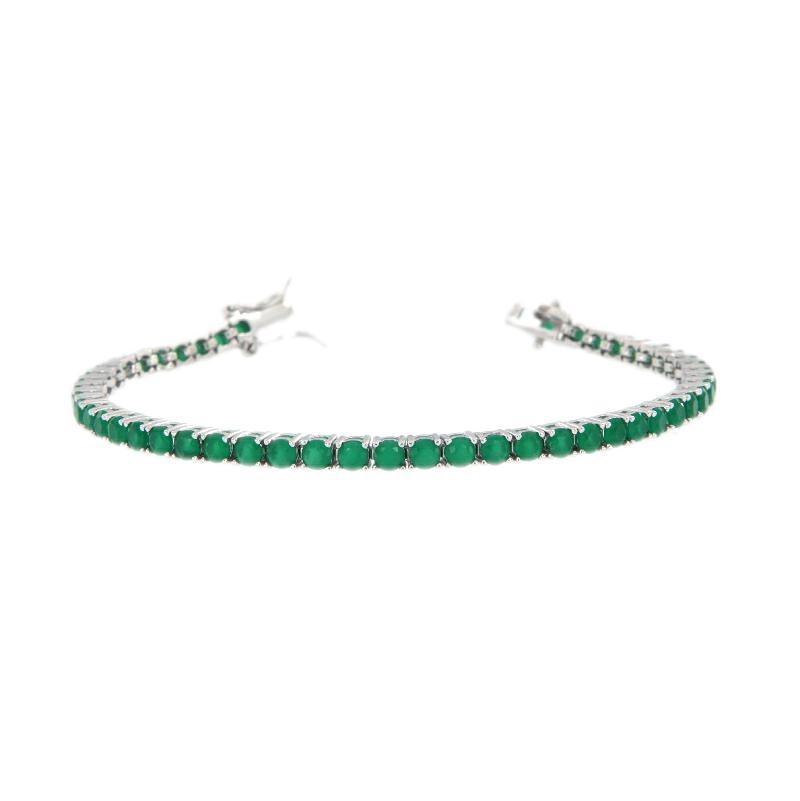 BRACCIALE ARGENTO ZIRCONE TENNIS