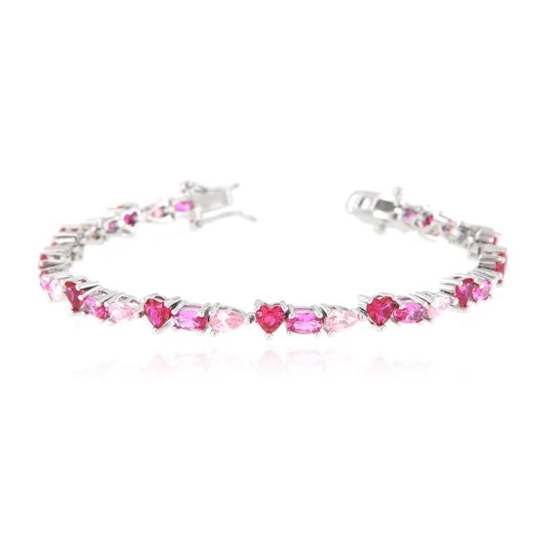 BRACCIALE ARGENTO ZIRCONE TENNIS