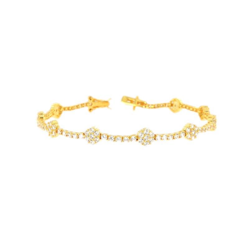 BRACCIALE ARGENTO ZIRCONE TENNIS