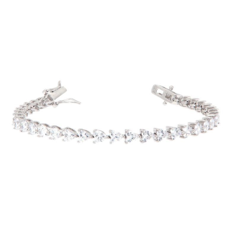 BRACCIALE ARGENTO ZIRCONE TENNIS