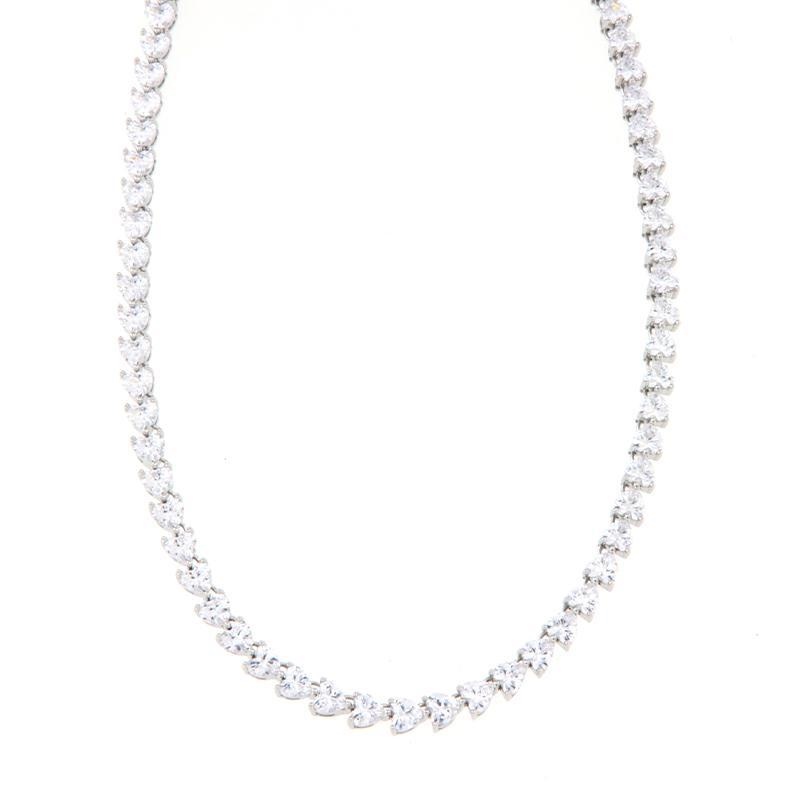 COLLIER ARGENTO ZIRCONE TENNIS