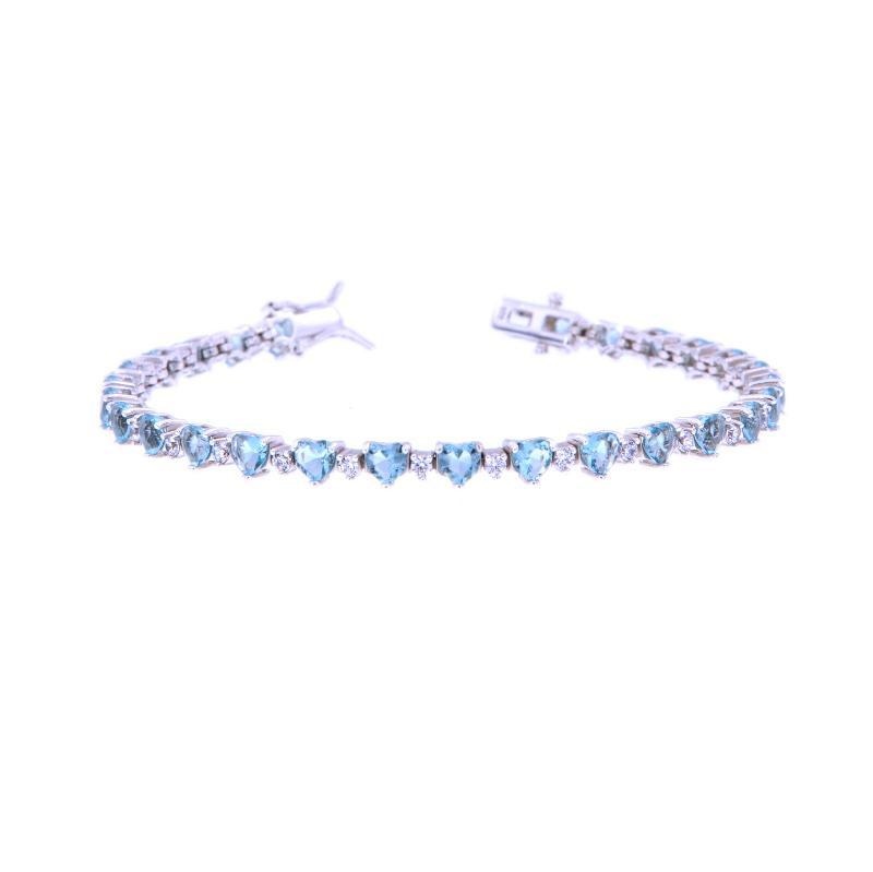 BRACCIALE ARGENTO ZIRCONE TENNIS