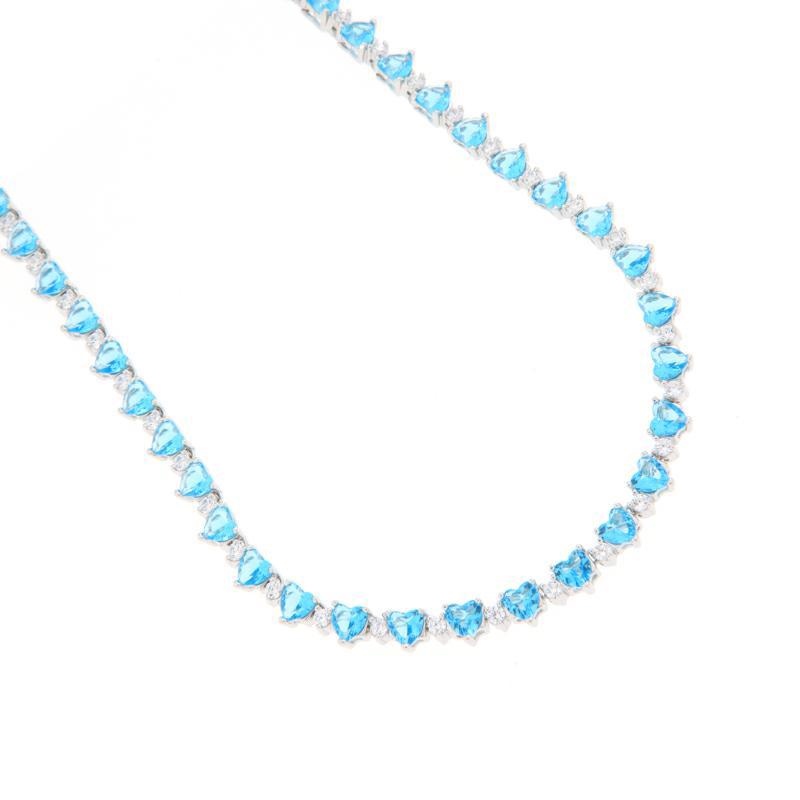 COLLIER ARGENTO ZIRCONE TENNIS