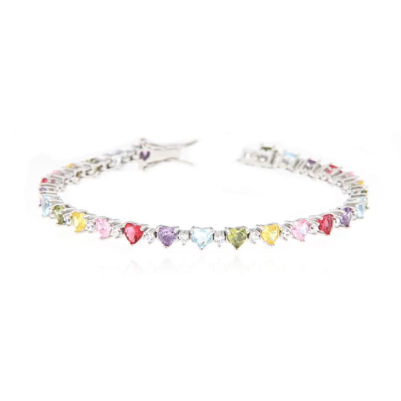 BRACCIALE ARGENTO ZIRCONE TENNIS
