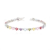 BRACCIALE ARGENTO ZIRCONE TENNIS