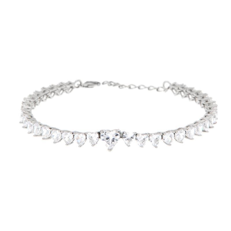 BRACCIALE ARGENTO ZIRCONE TENNIS