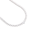 COLLIER ARGENTO ZIRCONE TENNIS