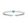 BRACCIALE ARGENTO ZIRCONE TENNIS