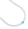 COLLIER ARGENTO ZIRCONE TENNIS