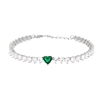 BRACCIALE ARGENTO ZIRCONE TENNIS