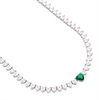 COLLIER ARGENTO ZIRCONE TENNIS