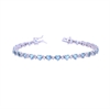 BRACCIALE ARGENTO ZIRCONE TENNIS