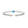 BRACCIALE ARGENTO ZIRCONE TENNIS
