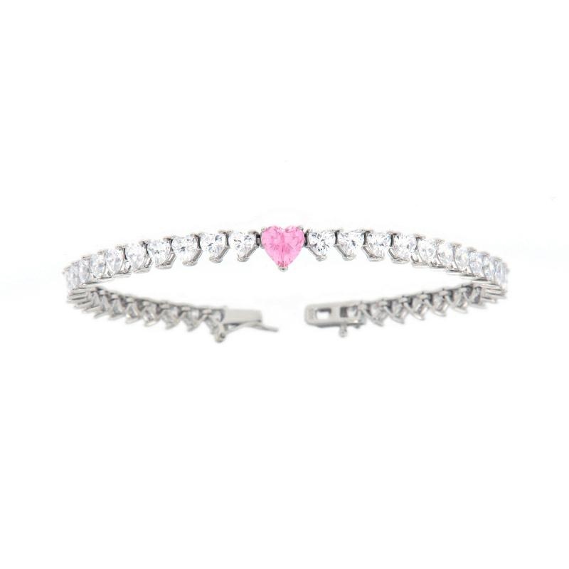BRACCIALE ARGENTO ZIRCONE TENNIS