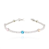 BRACCIALE ARGENTO ZIRCONE TENNIS