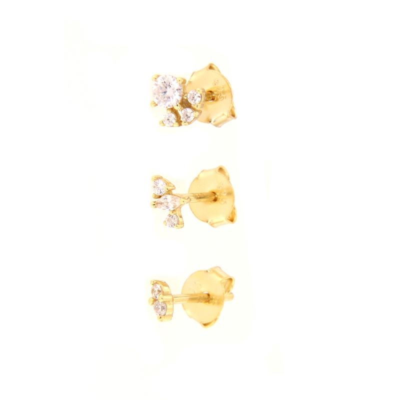 ORECCHINO ARGENTO ZIRCONE 2PZ