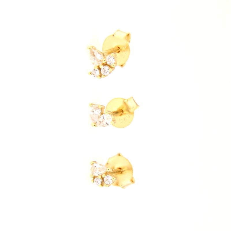 ORECCHINO ARGENTO ZIRCONE 2PZ