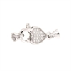 CHIUSURA ARGENTO ZIRCONE