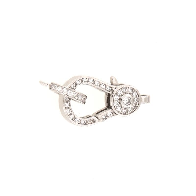 CHIUSURA ARGENTO ZIRCONE