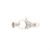 CHIUSURA ARGENTO ZIRCONE