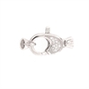 CHIUSURA ARGENTO ZIRCONE