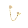 MONO ORECCHINO ARGENTO ZIRCONE
