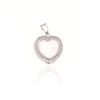 CIONDOLO ARGENTO ZIRCONE
