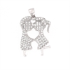 CIONDOLO ARGENTO ZIRCONE