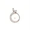 CIONDOLO ARGENTO ZIRCONE