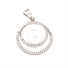 CIONDOLO ARGENTO ZIRCONE